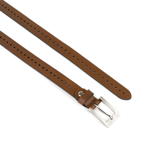 Cinturón Piel Ambolo Picado 20 mm