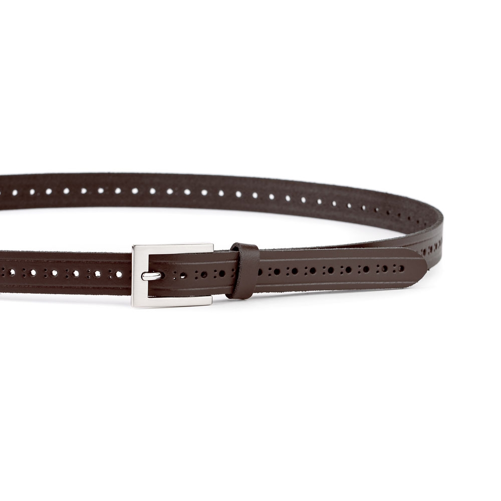 Cinturón Piel Ambolo Picado 20 mm