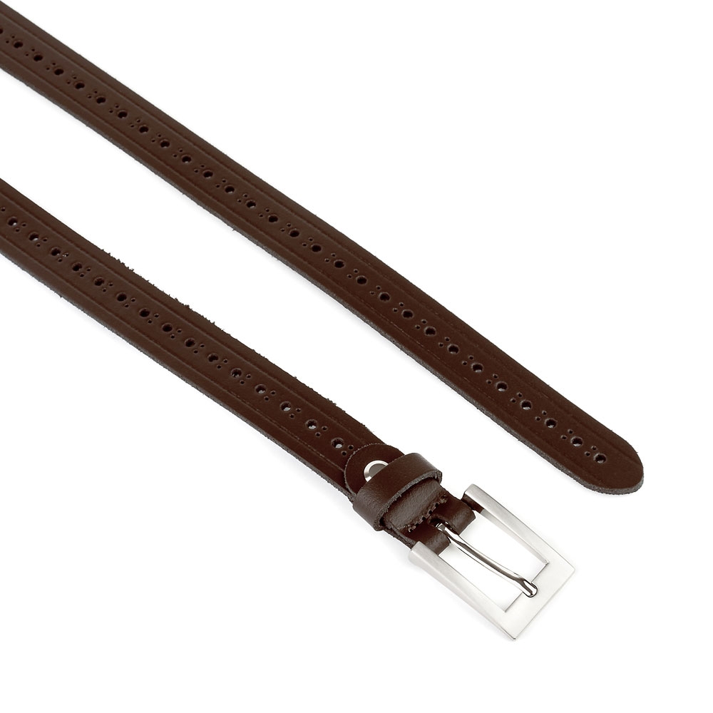 Cinturón Piel Ambolo Picado 20 mm