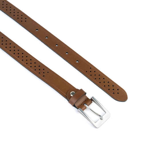 Cinturón Piel Ambolo Picado 25 mm