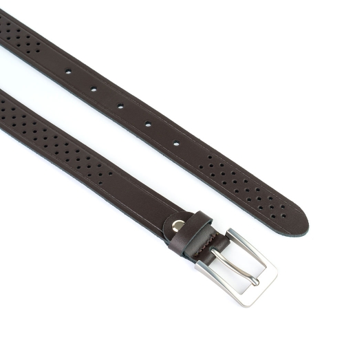 Cinturón Piel Ambolo Picado 25 mm