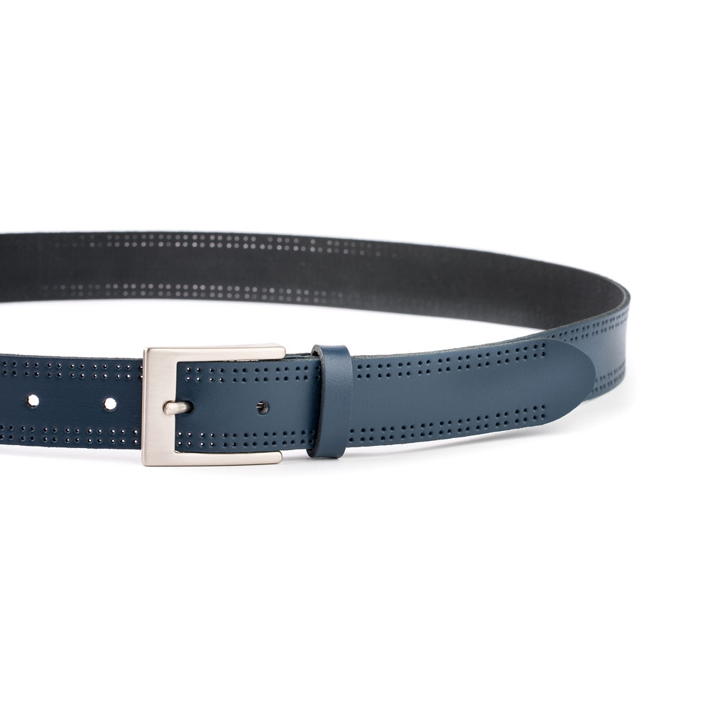 Cinturón Piel Ambolo Picado 30 mm