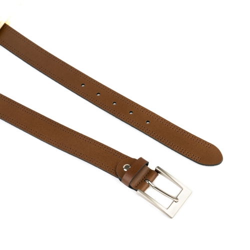 Cinturón Piel Ambolo Picado 30 mm