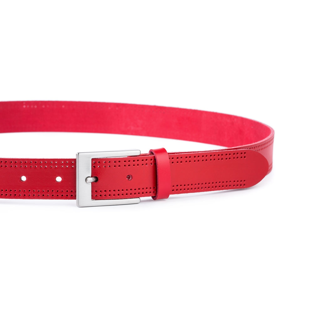 Cinturón Piel Ambolo Picado 30 mm