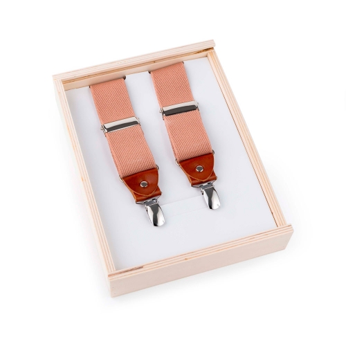 Tirante 3 Pinzas Piel Liso 35 mm