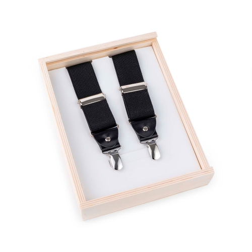 Tirante 4 Pinzas Piel Liso 35 mm