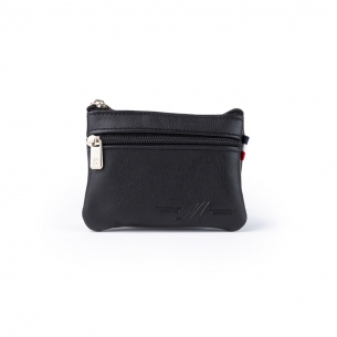 Monedero Piel 2 Cremalleras - S