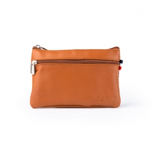 Monedero Piel 2 Cremalleras - L