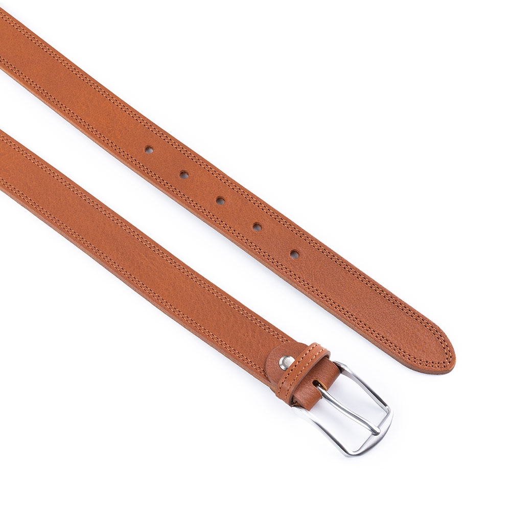 Cinturón Piel Serie Q Cosido 30 mm