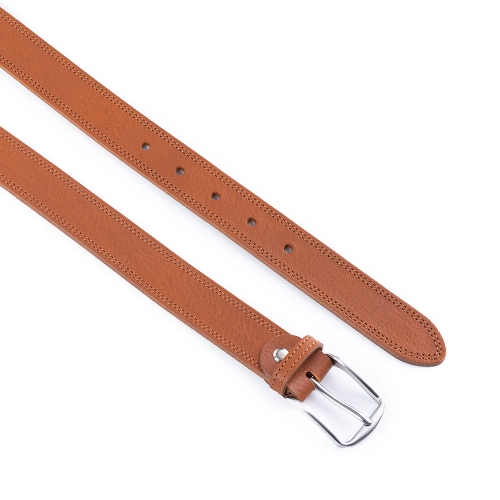 Cinturón Piel Serie Q Cosido 30 mm