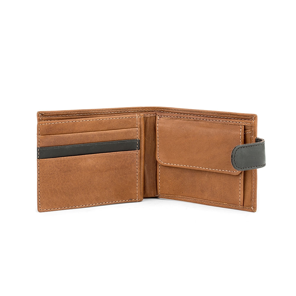 Cartera Americana Solapa Piel Norwich