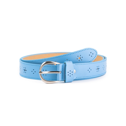 Cinturón Piel Cosido Picado 30mm