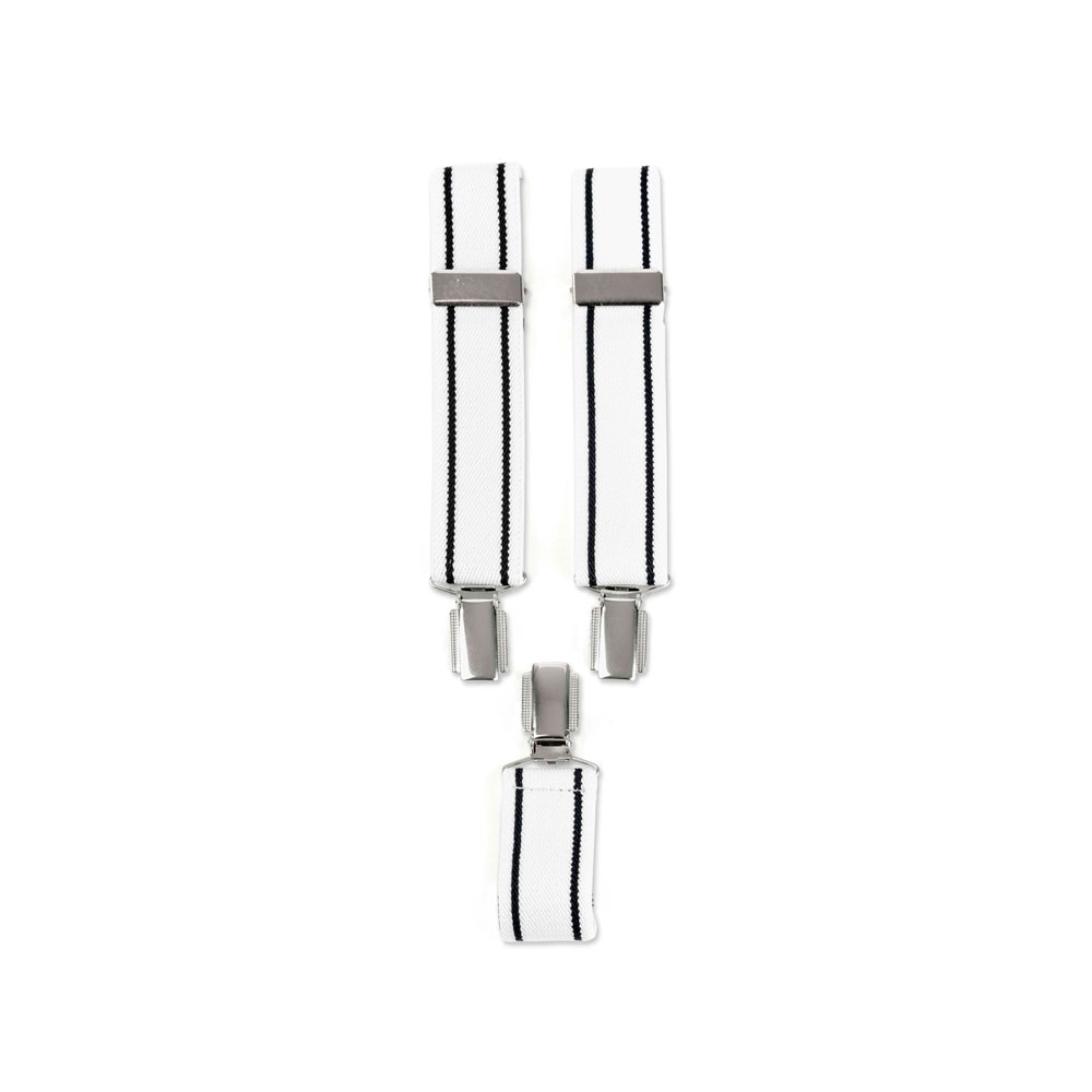 Tirante 4 Pinzas Piel Rayas 30 mm