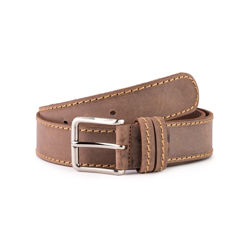 Cinturón Piel Stone Cosido 40 mm