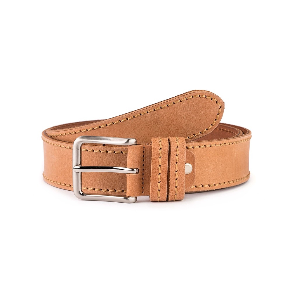 Cinturón Piel Stone Cosido 40 mm