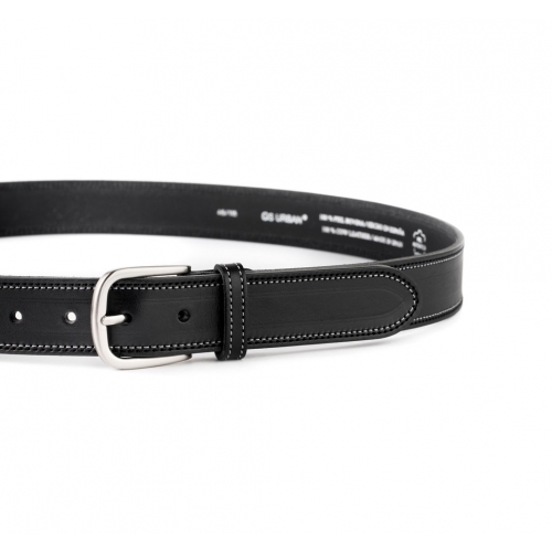 Cinturón Piel Urban Cosido Bicolor 35 mm