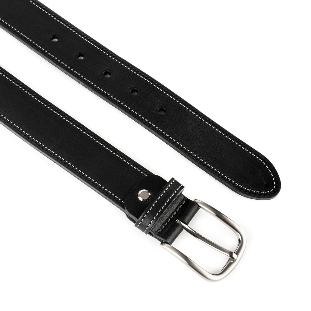 Cinturón Piel Urban Cosido Bicolor 35 mm