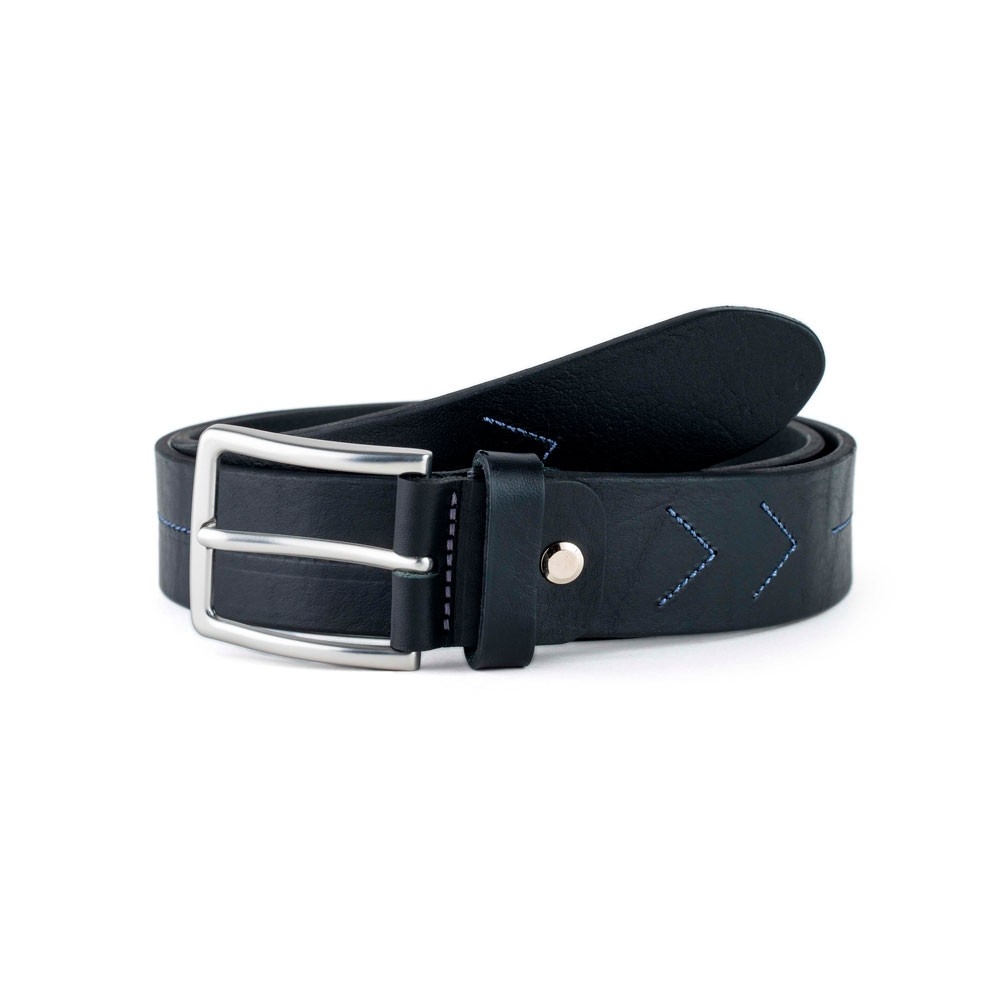 Cinturón Piel Urban Cosido Flechas 35 mm