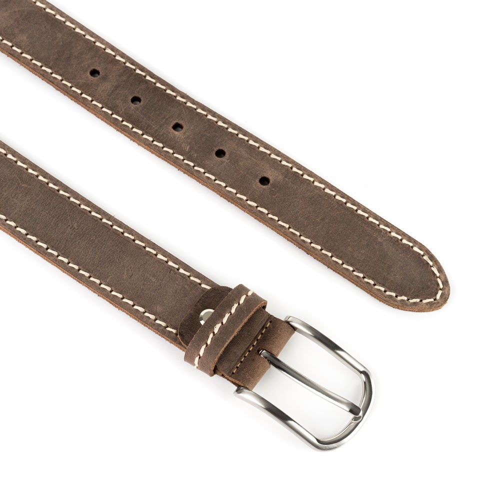 Cinturón Piel Stone Cosido 35 mm