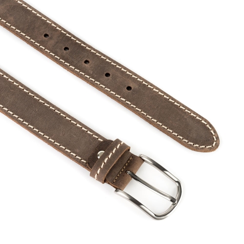 Cinturón Piel Stone Cosido 35 mm