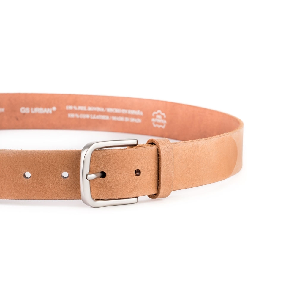 Cinturón Piel Stone Liso 35 mm