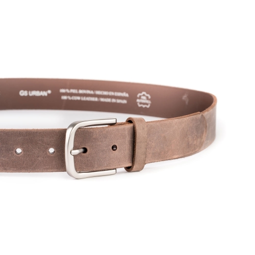 Cinturón Piel Stone Liso 35 mm