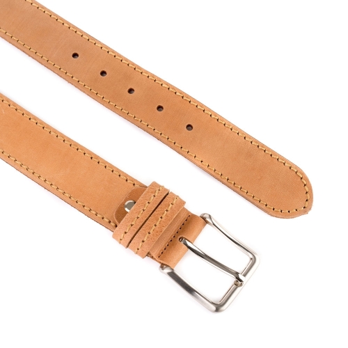 Cinturón Piel Stone Cosido 40 mm