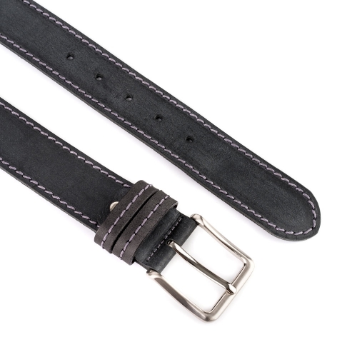 Cinturón Piel Stone Cosido 40 mm