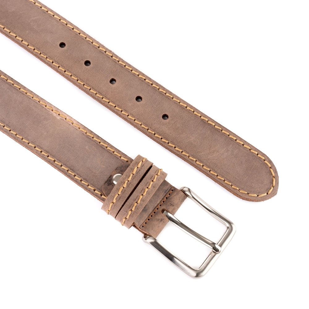 Cinturón Piel Stone Cosido 40 mm