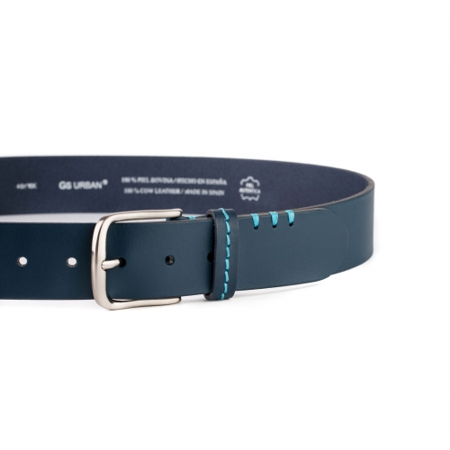 Cinturón Piel Urban Cosido a Mano 40 mm