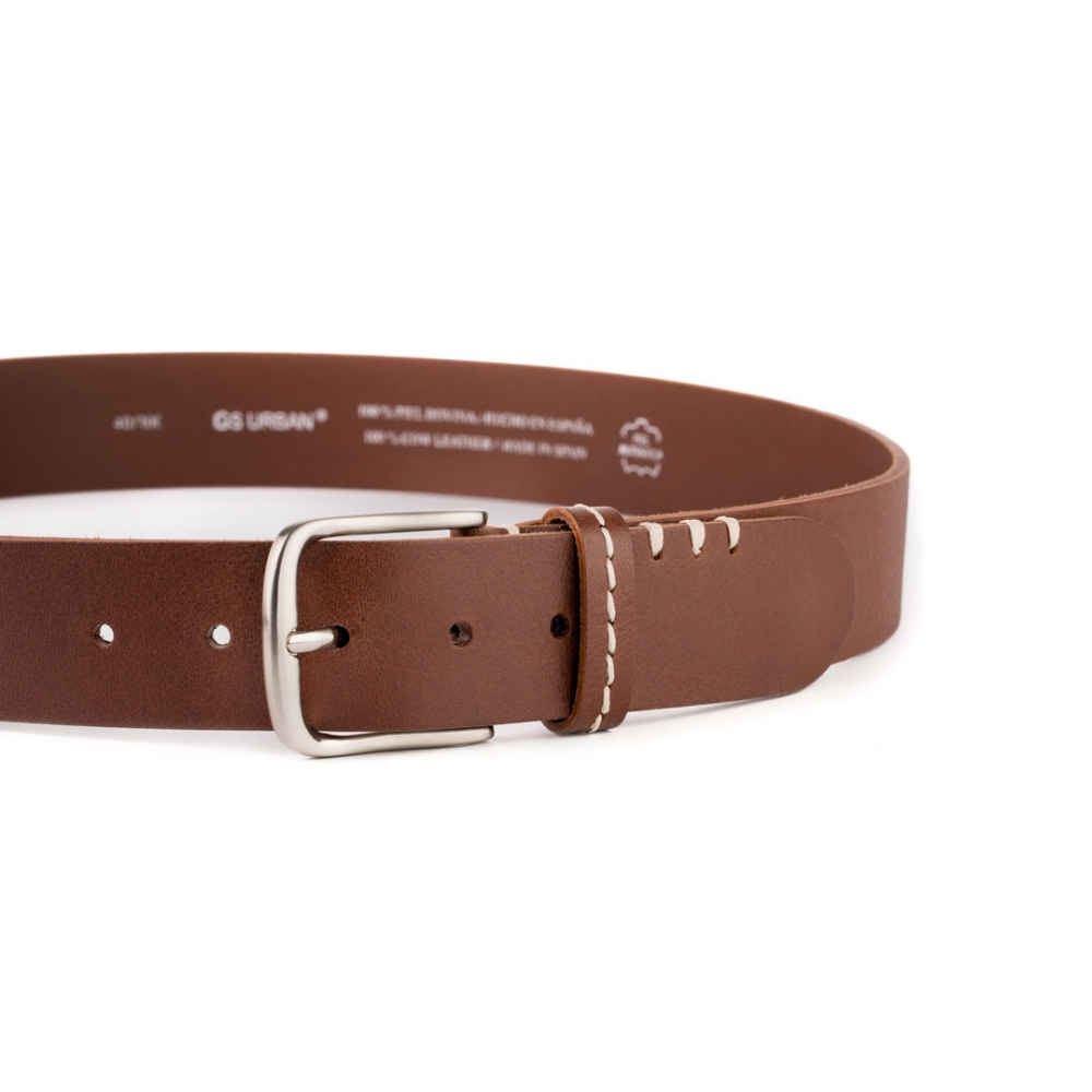 Cinturón Piel Urban Cosido a Mano 40 mm