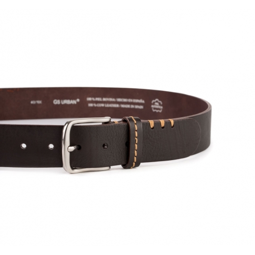 Cinturón Piel Urban Cosido a Mano 40 mm