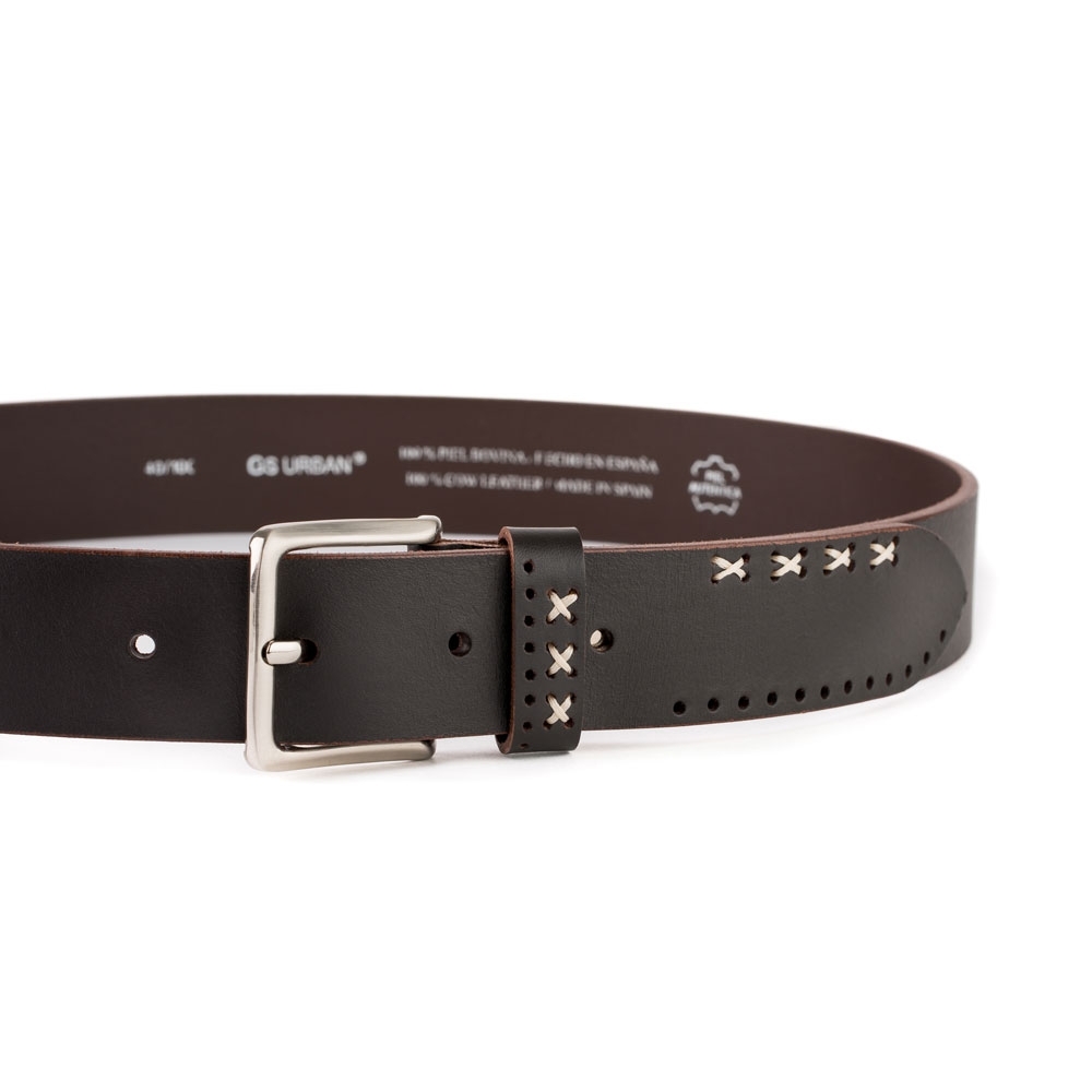 Cinturón Piel Urban Cosido a Mano 40 mm