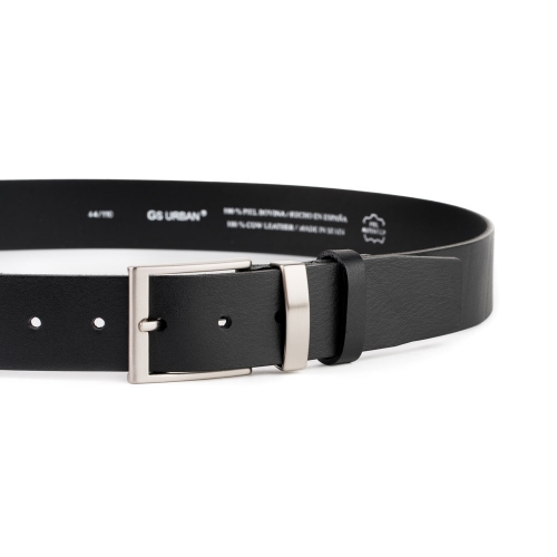 Cinturón Piel Urban Pasador Metálico 40 mm