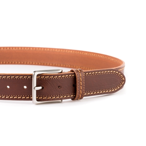 Cinturón Piel Urban Cosido Doble 40 mm