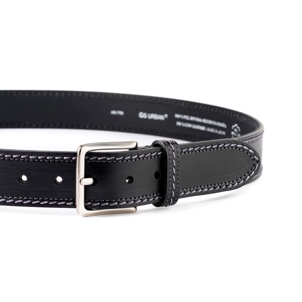 Cinturón Piel Urban Cosido Doble 40 mm