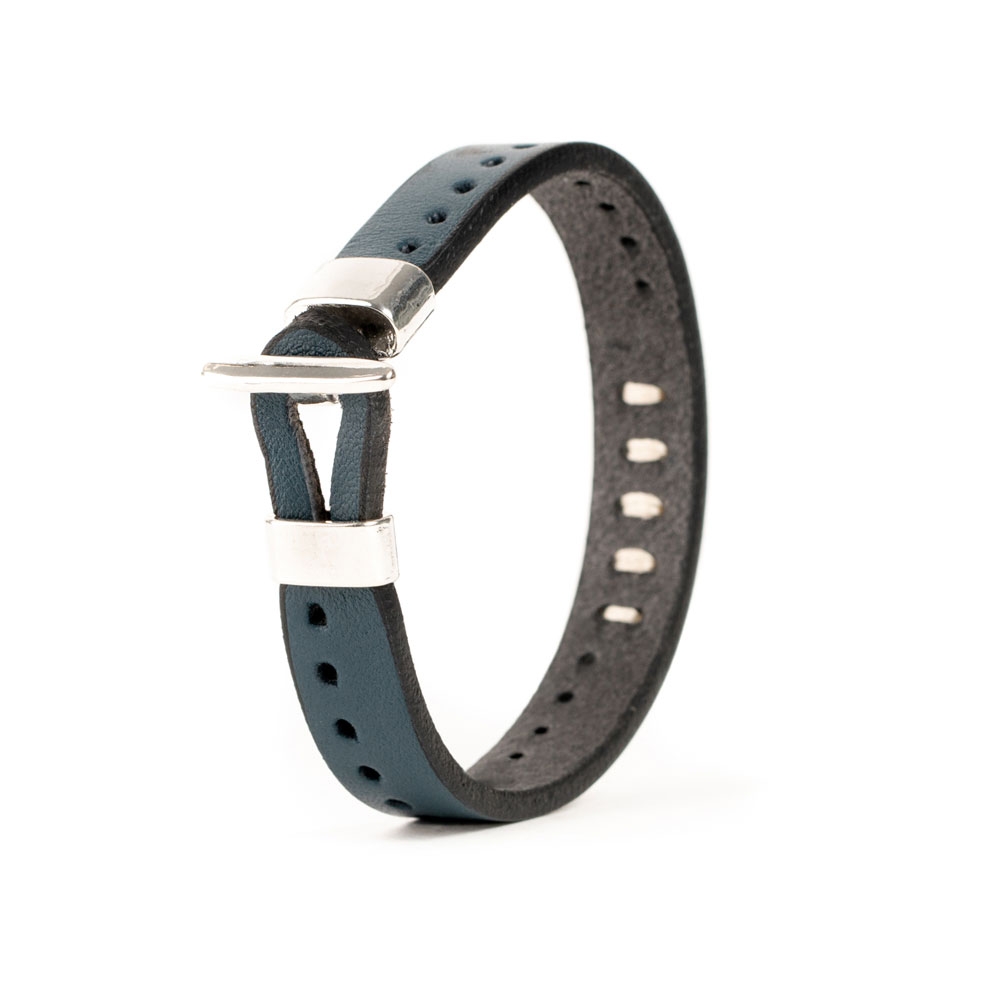 Pulsera Piel Cosida Equis