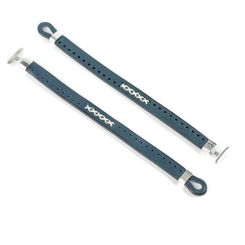 Pulsera Piel Cosida Equis