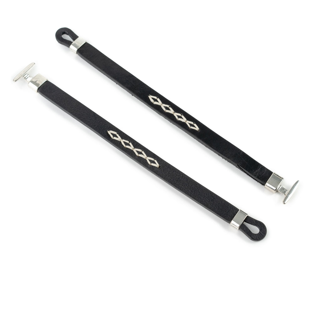 Pulsera Piel Cosida Rombos