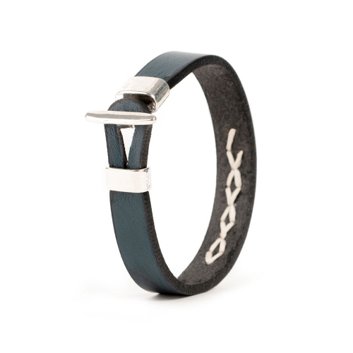 Pulsera Piel Cosida Rombos