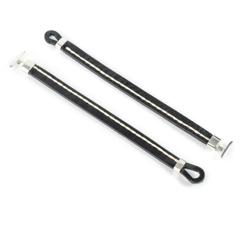 Pulsera Piel Cosida Cadena